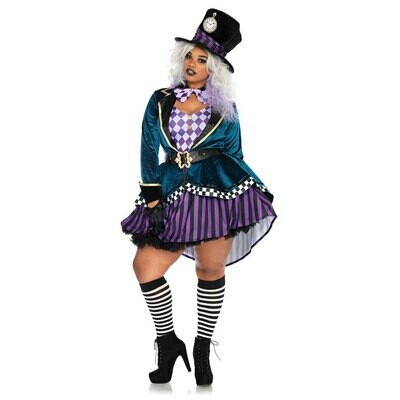 4 pc delightful hatter, coat