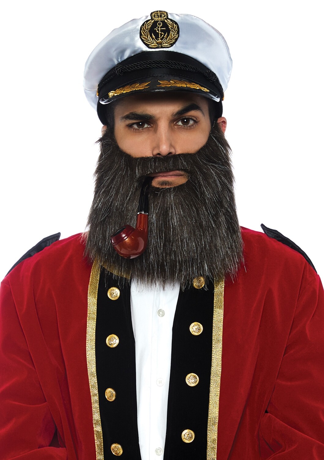 3 PC Captain Kit W/beard O/S