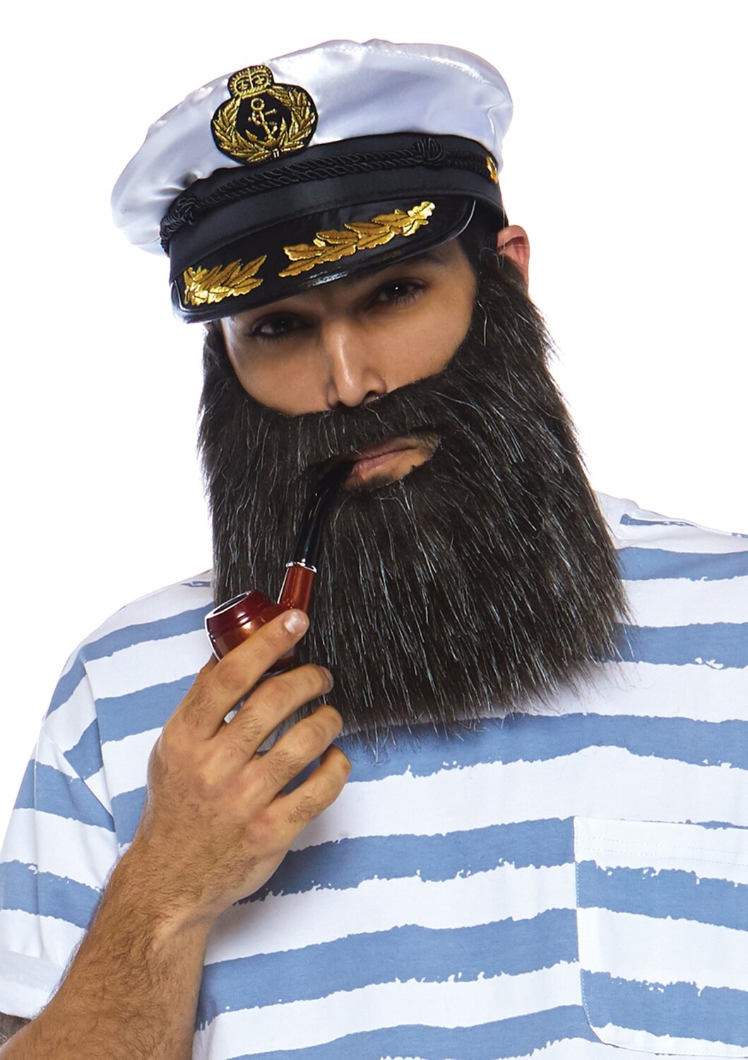 3 PC Captain Kit W/beard O/S