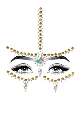 Eden adhesive face jewels stic
