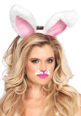 Plush bunny ears  white