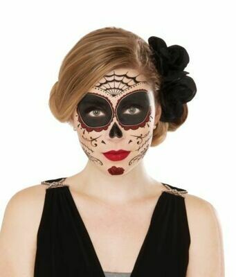 Classic Day Dead Face tattoo