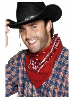 cowboy bandana red