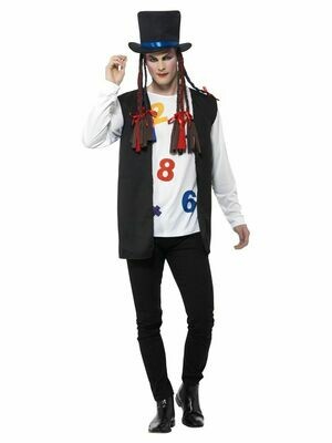 80s pop star costume multi colo
