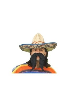 Embroiderd Straw Sombrero