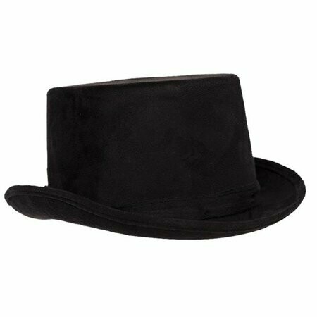 Faux Suede Top Hat