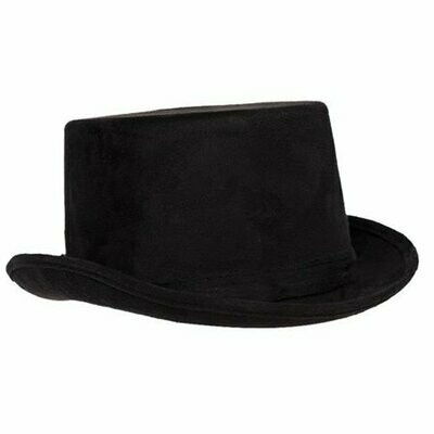 Faux Suede Top Hat Faux Suede Top Hat