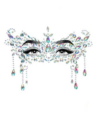 masquerade adhesive face clear masquerade adhesive face clear