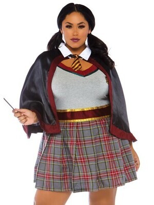 2 PC Spellbinding School Girl Plus Size
