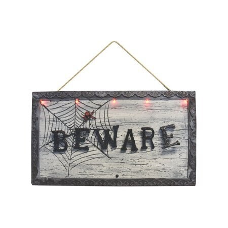 Beware Animated sign