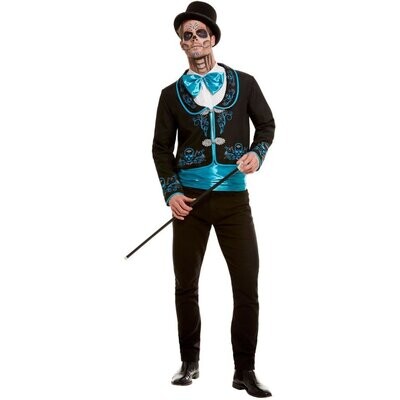 Day of the Dead jacket cumberbund