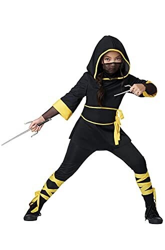 Ninja child black/yellow