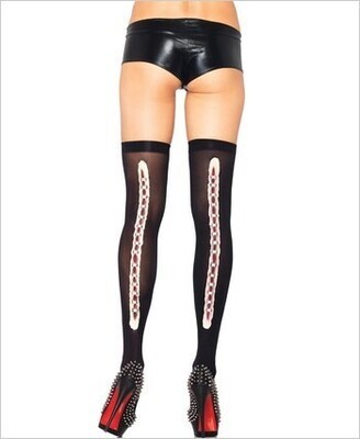 stapled Wound thigh highs