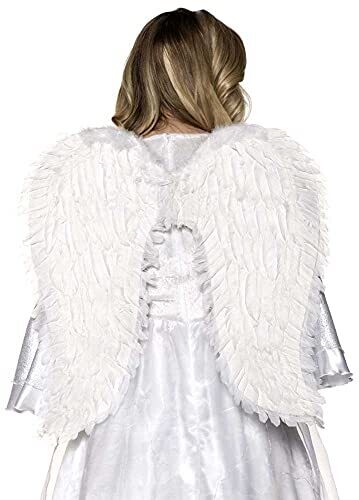 Deluxe Feather Wings White or Black