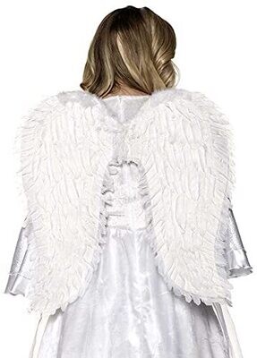 Deluxe Feather Wings White or Black