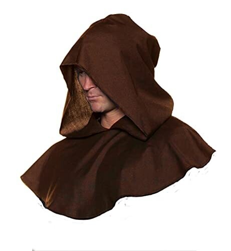 Monk Hood Black or Brown