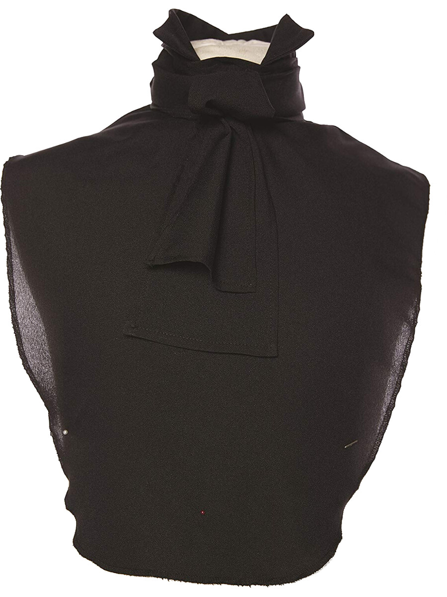 Shirt Front White or Black Cravat One Size