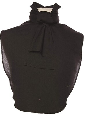 Shirt Front White or Black Cravat One Size