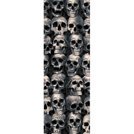 skull wall back drop