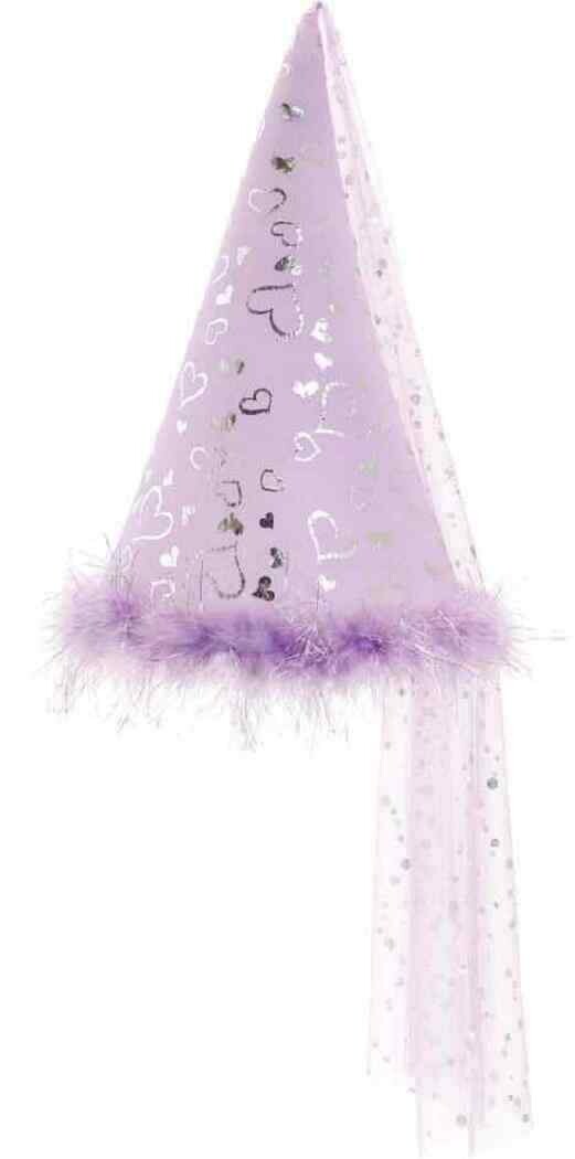 CONICAL HAT W/TRAIN MULTIPLE COLORS