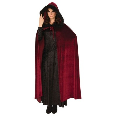 BURGUNDY BARONESS CAPE