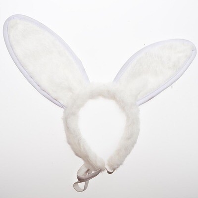 PLUSH BUNNY EARS White rubies