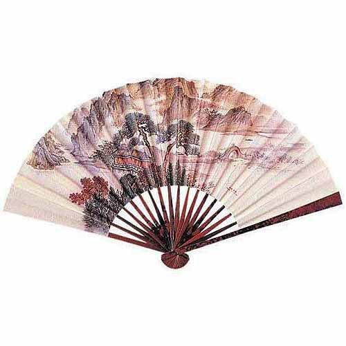 LARGE MIKADO PAPER FAN