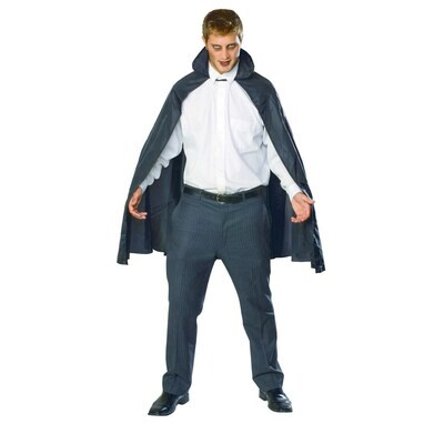 ECO BLACK TAFFETA CAPE