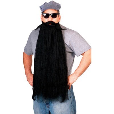 25&quot; LONG BEARD-BLACK