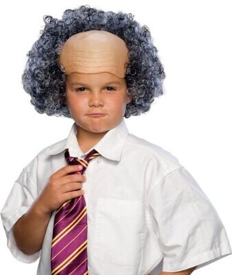 BALD WIG W/CURLY SIDES