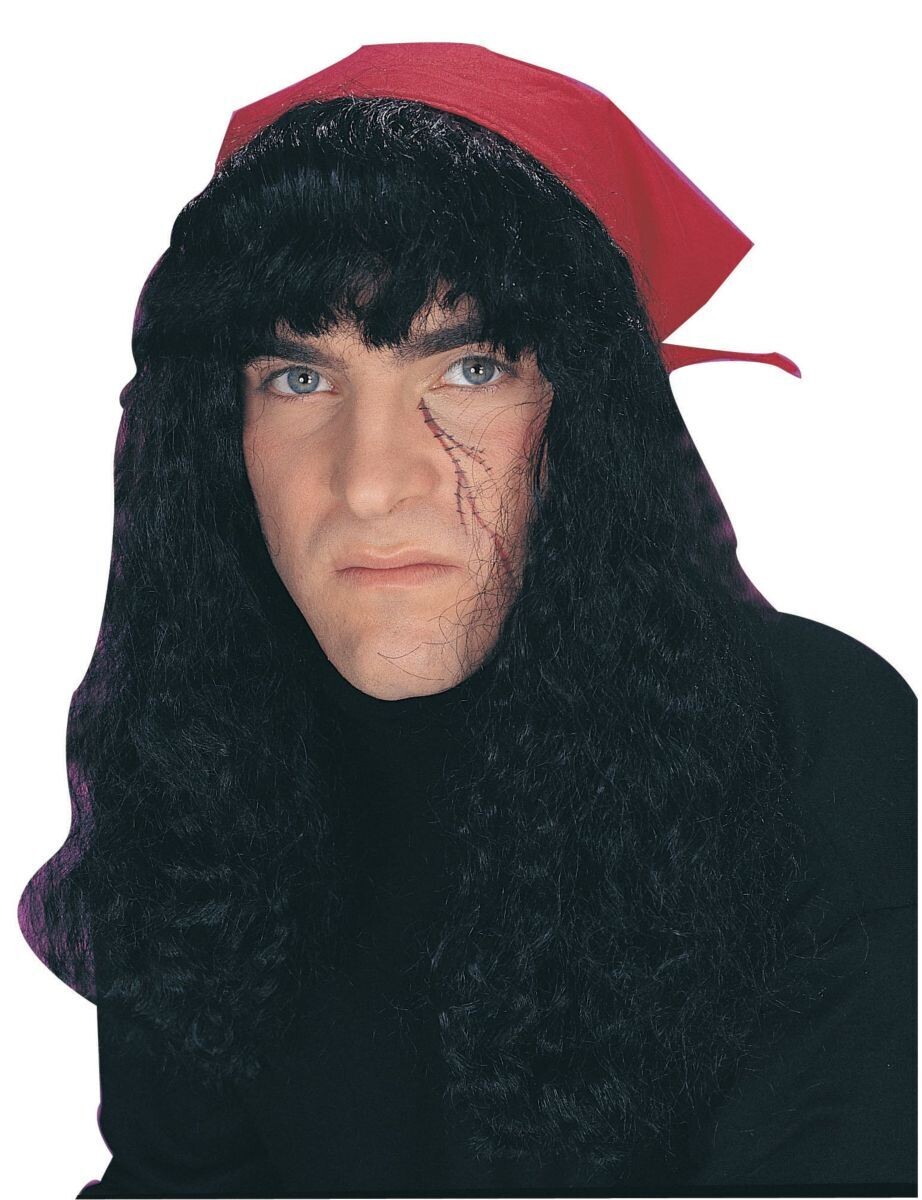 PIRATE BANDANA W/ HAIR