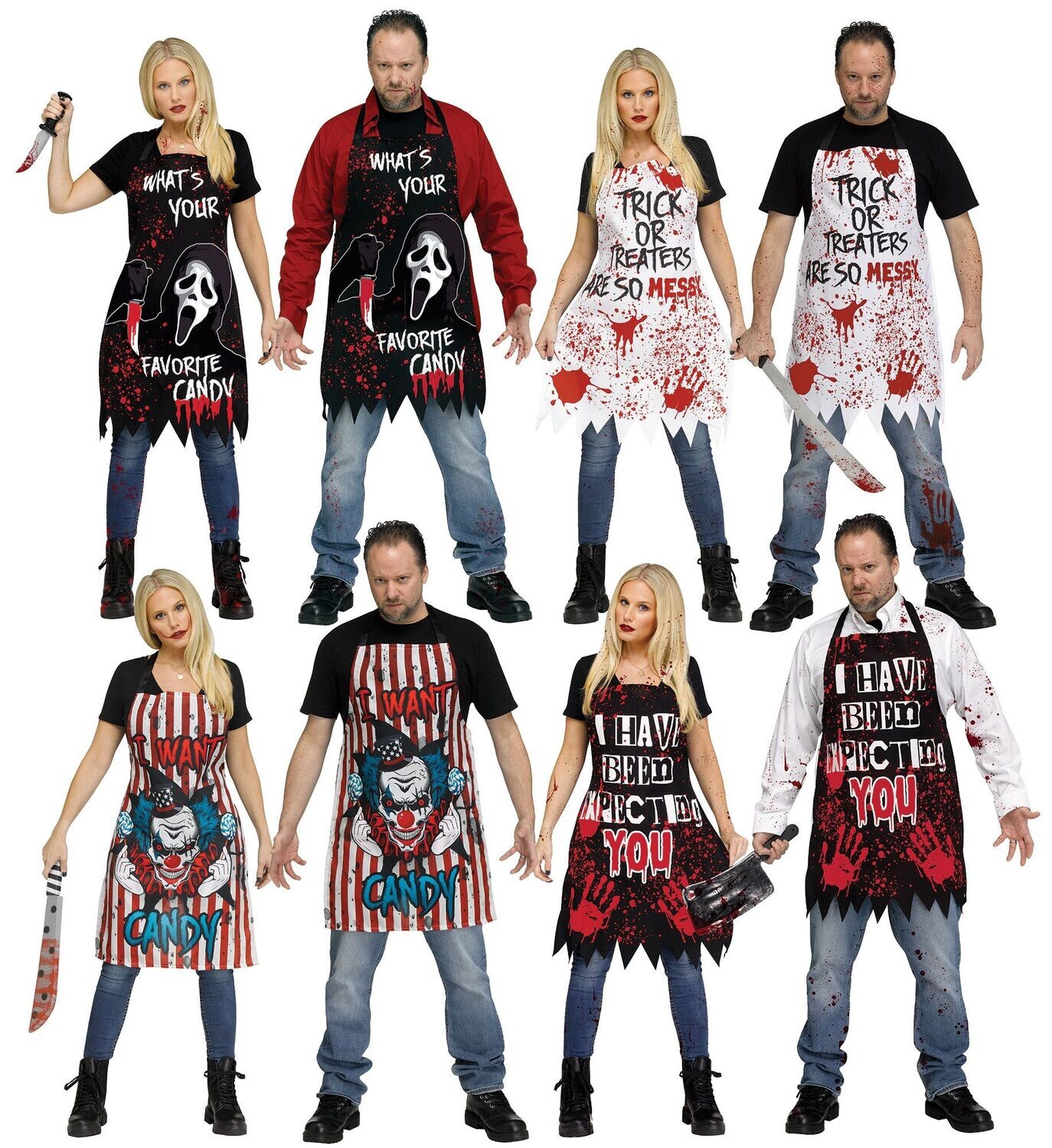 Horror Apron Asst