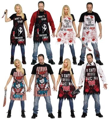 Horror Apron Asst