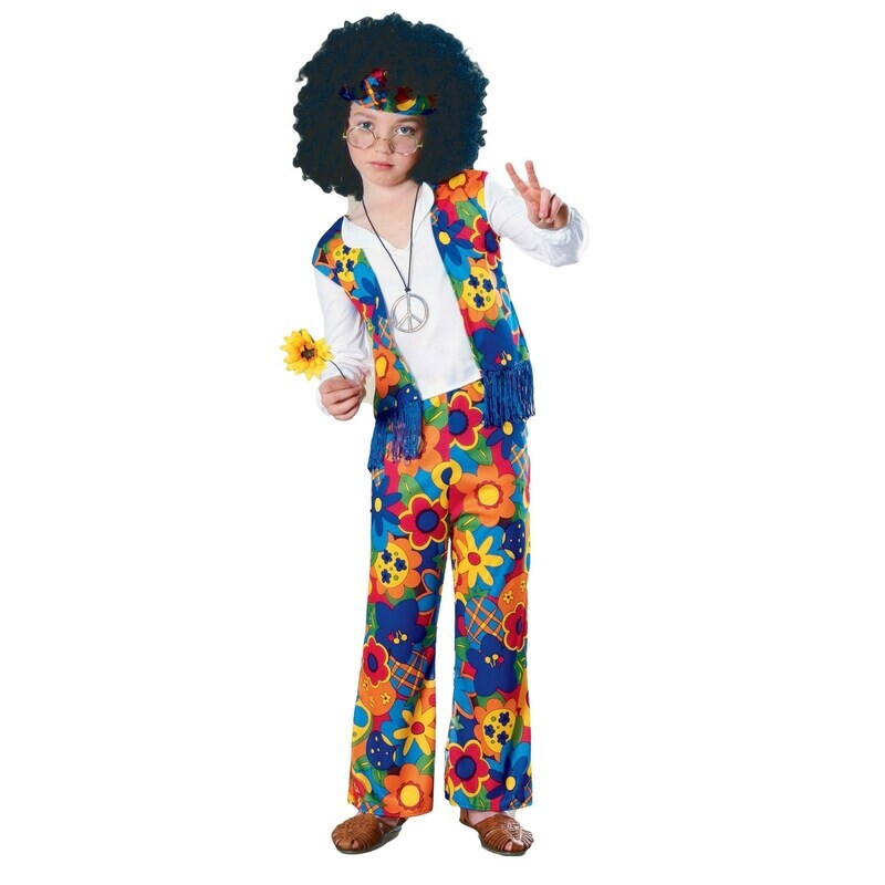 HIPPIE GIRL&#39;S COSTUME