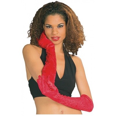 Glamour Gloves red velvet