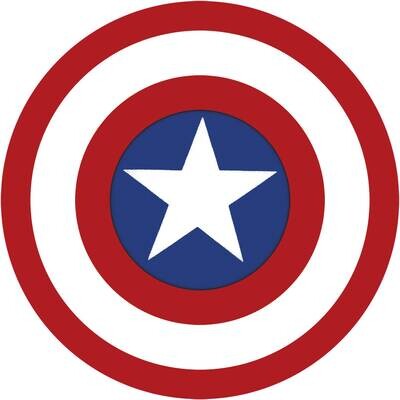 Captain America Plush shield small