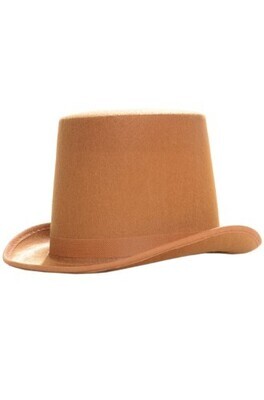 brown top hat