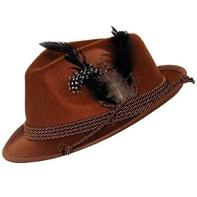 Bavarian hat brown