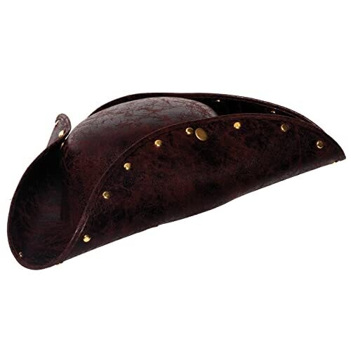 Studded tricorner hat