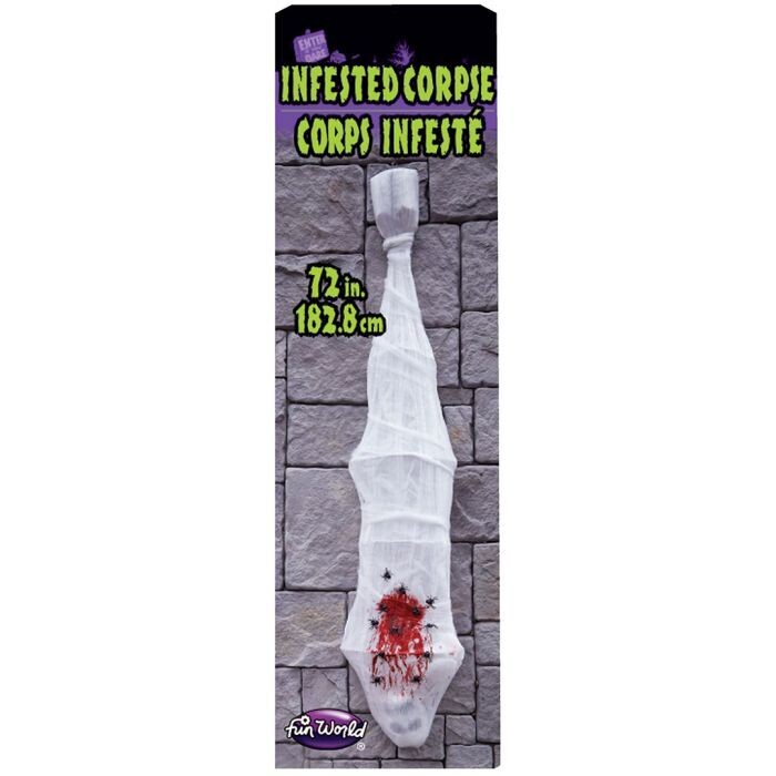 Infested corpse in a box
