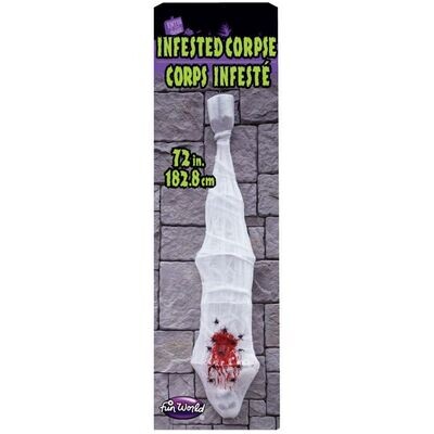 Infested corpse in a box
