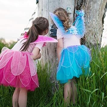 Fancy flutter skirt w wand