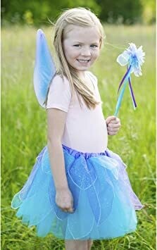 Fancy flutter skirt w wand