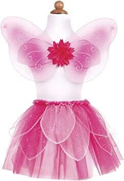 Fancy flutter skirt w wand