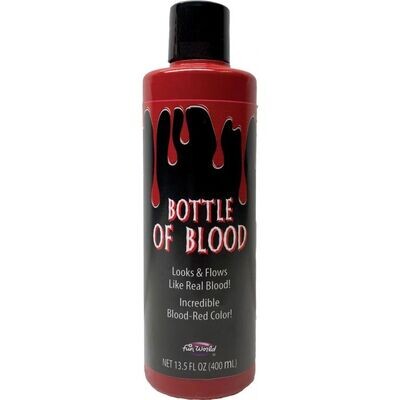Bottle of blood 16 oz