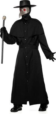 Plague Doctor with mask and hat