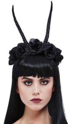 Demon Horn flower headband
