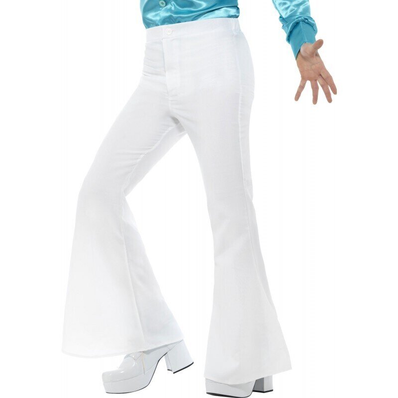 Flared Trousers white