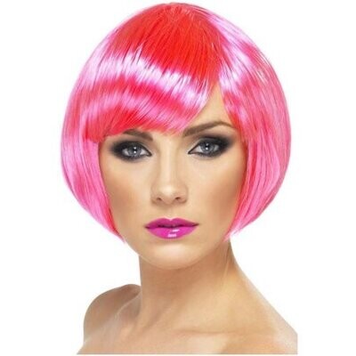 Babe wig hot pink