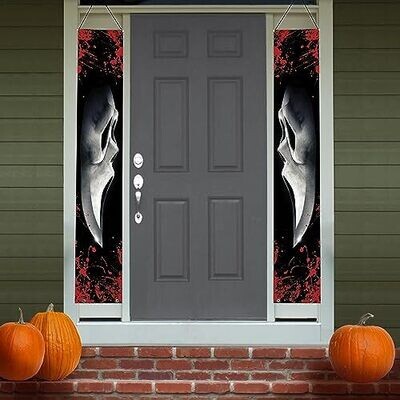 Ghost face door banner 2 pack